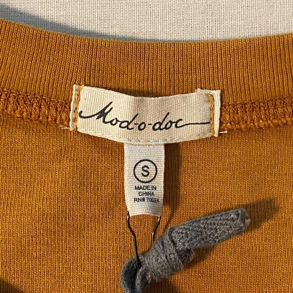 Mod-O-Doc Shirt Mens Size S Crew Neck Long Sleeve Pullover Casual M-13874 - Picture 4 of 8